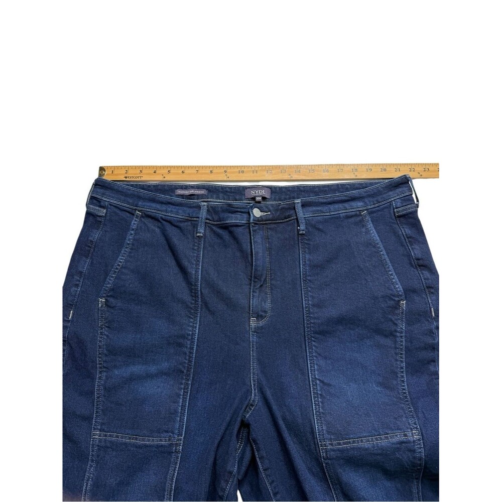 NYDJ Margot Seams Girlfriend Jeans Lift & Tuck Technology Dark Wash Plus Sz 20W - Picture 6 of 15